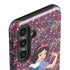 Disney Snow White Character with Floral Pattern Galaxy S25 Impact Case
